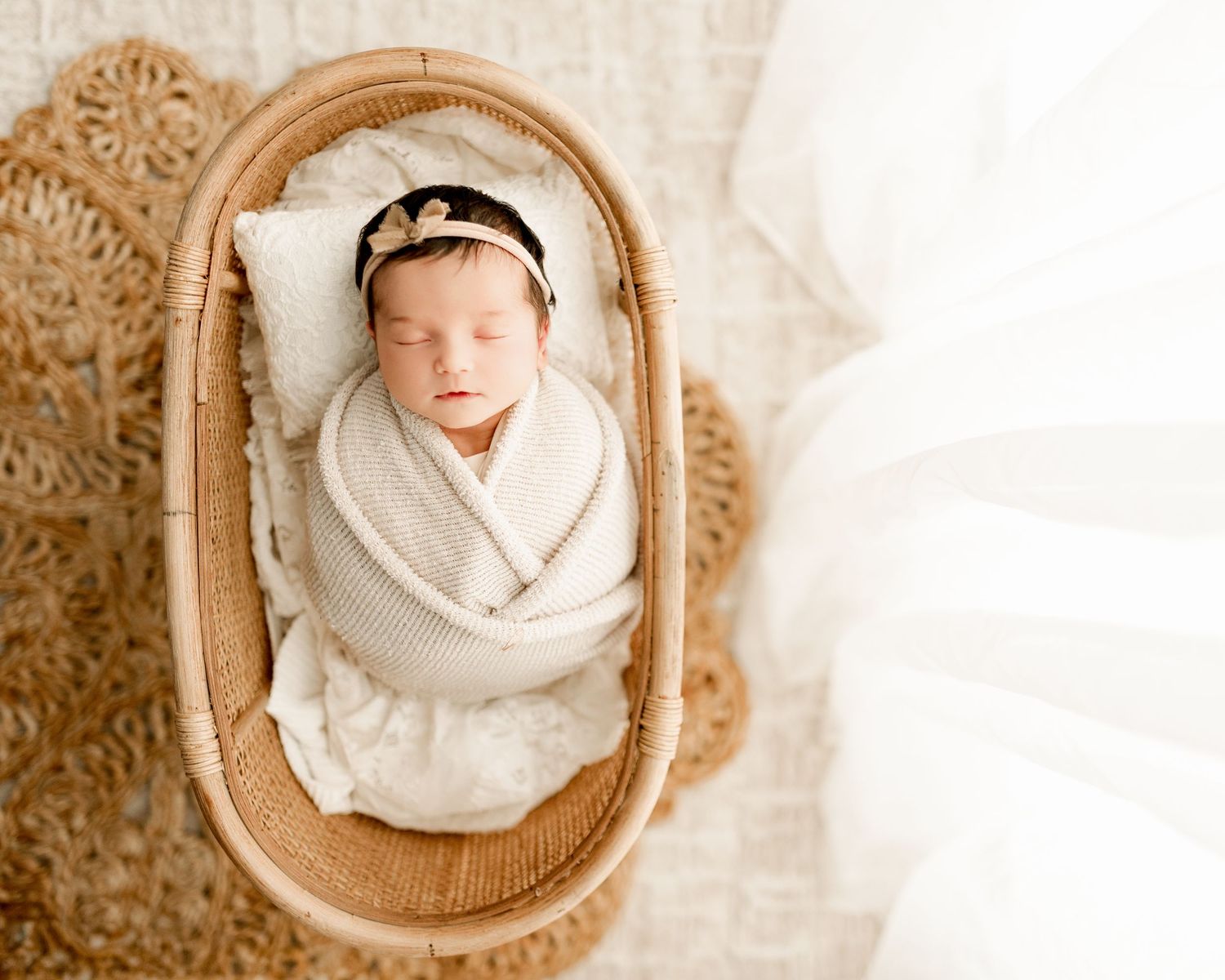 Boho newborn lifestyle photoshoot with Tiffany Bergamino Photography in Marion, Indiana