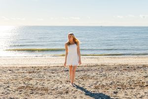 Wilton High School senior girls and boys graduation photos in Ridgefield, Danbury, Redding & South Salem NY Sherwood Island