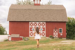 Wilton High School senior girls and boys graduation photos in Ridgefield, Danbury, Redding & South Salem NY Ambler Farm