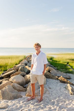 Stunning outdoor senior portraits in Ridgefield, CT. Capture natural light and local scenery for your milestone. Book your session today!