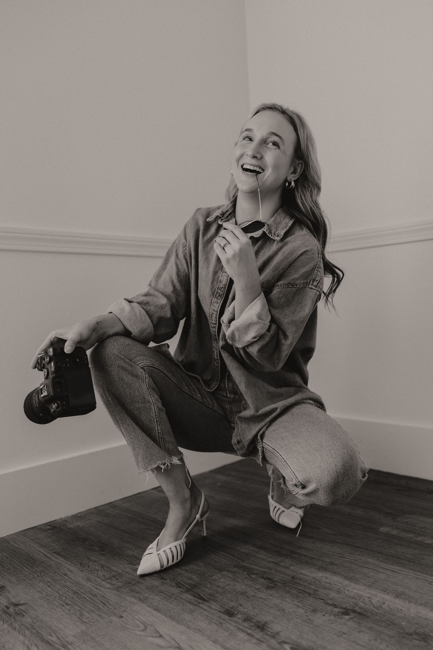Sam, the woman behind the camera at Local Roots Photography.