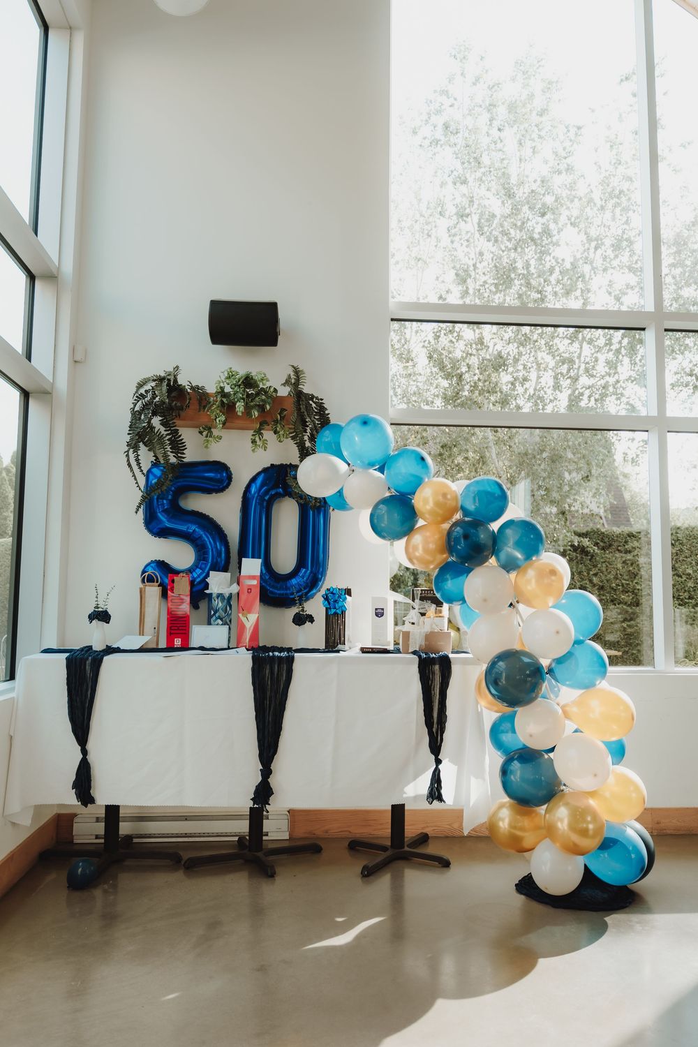 Photographie d'anniversaire 50 ans à la Cidrerie Lacroix. Événement privé et célébration familiale.
