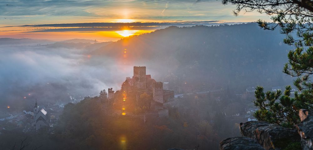 fotografie michal schneider foto photo photography údolí dyje řeka mlha slunce nationalpark thayatal podyjí les Profesionální fotograf cena