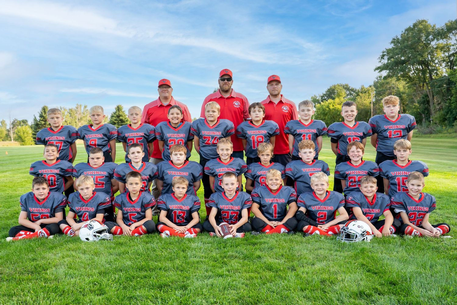 Youth Football Team Photo by Jake Fenton Productions