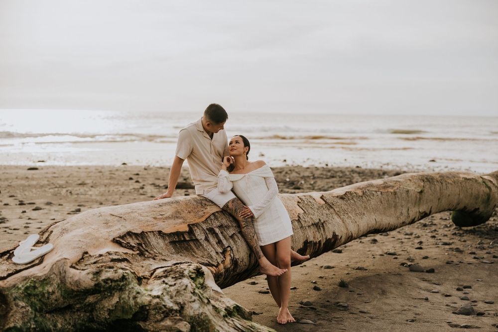 Honeymoon photography Bali with sunset beach