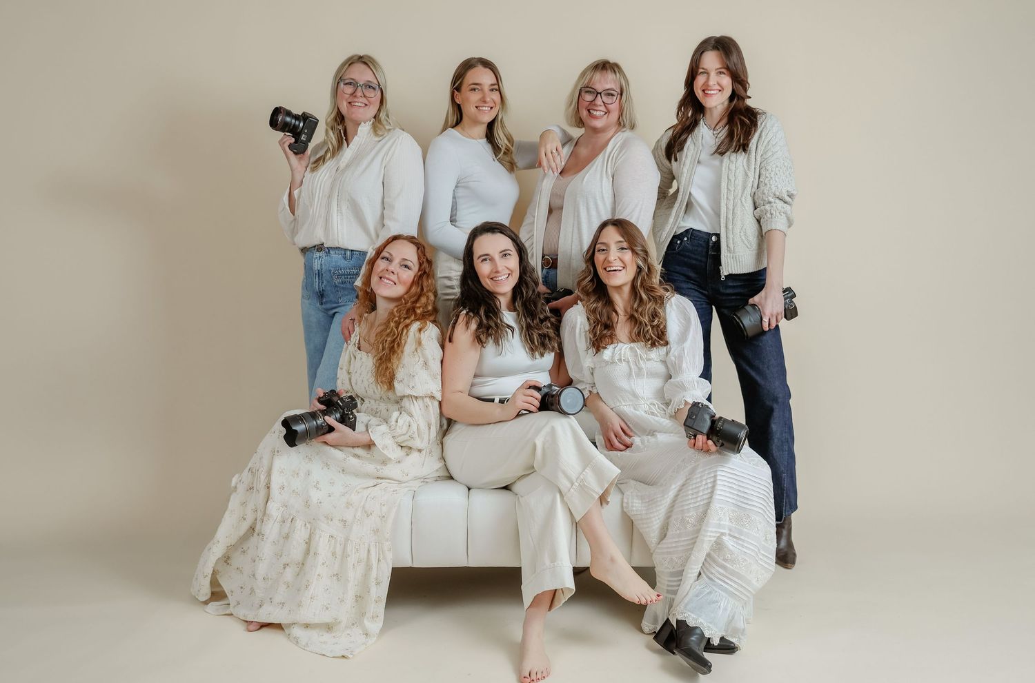 Traverse City Engagement Photographer Grace Hudson in her studio