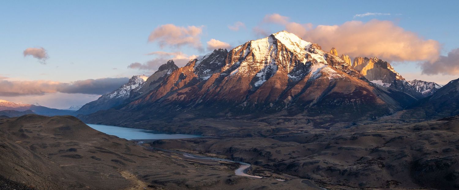Mountain in Torres Del Paine National Park, Chile