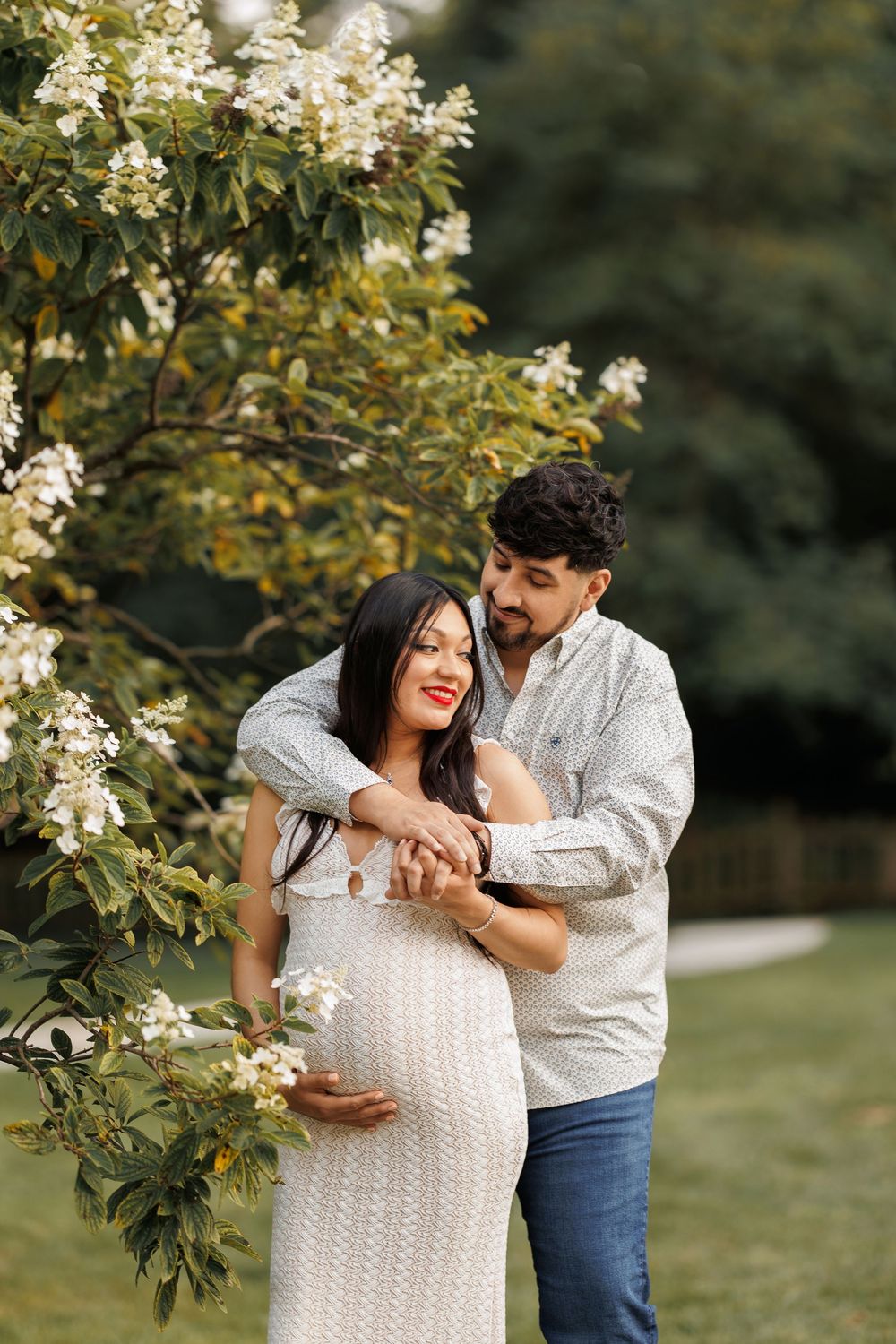 Romantic couple maternity session in Batavia IL captured by Olena Swoboda Photography LLC