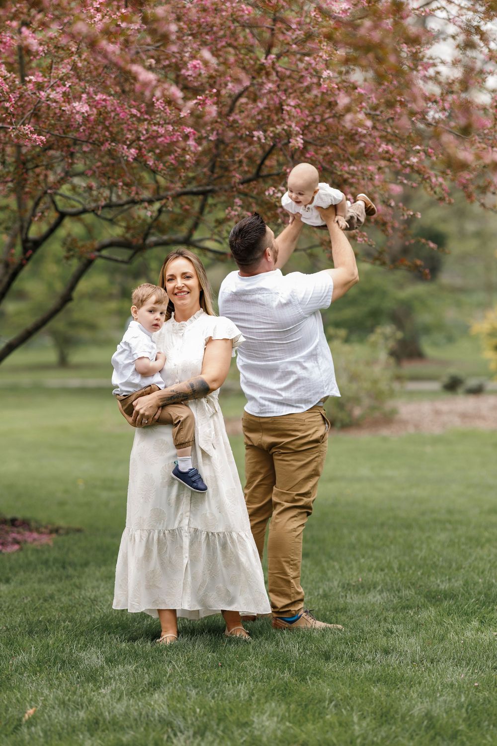 Beautiful family photography in Chicago capturing genuine connection, laughter, and love. Timeless portraits created in a relaxed studio or