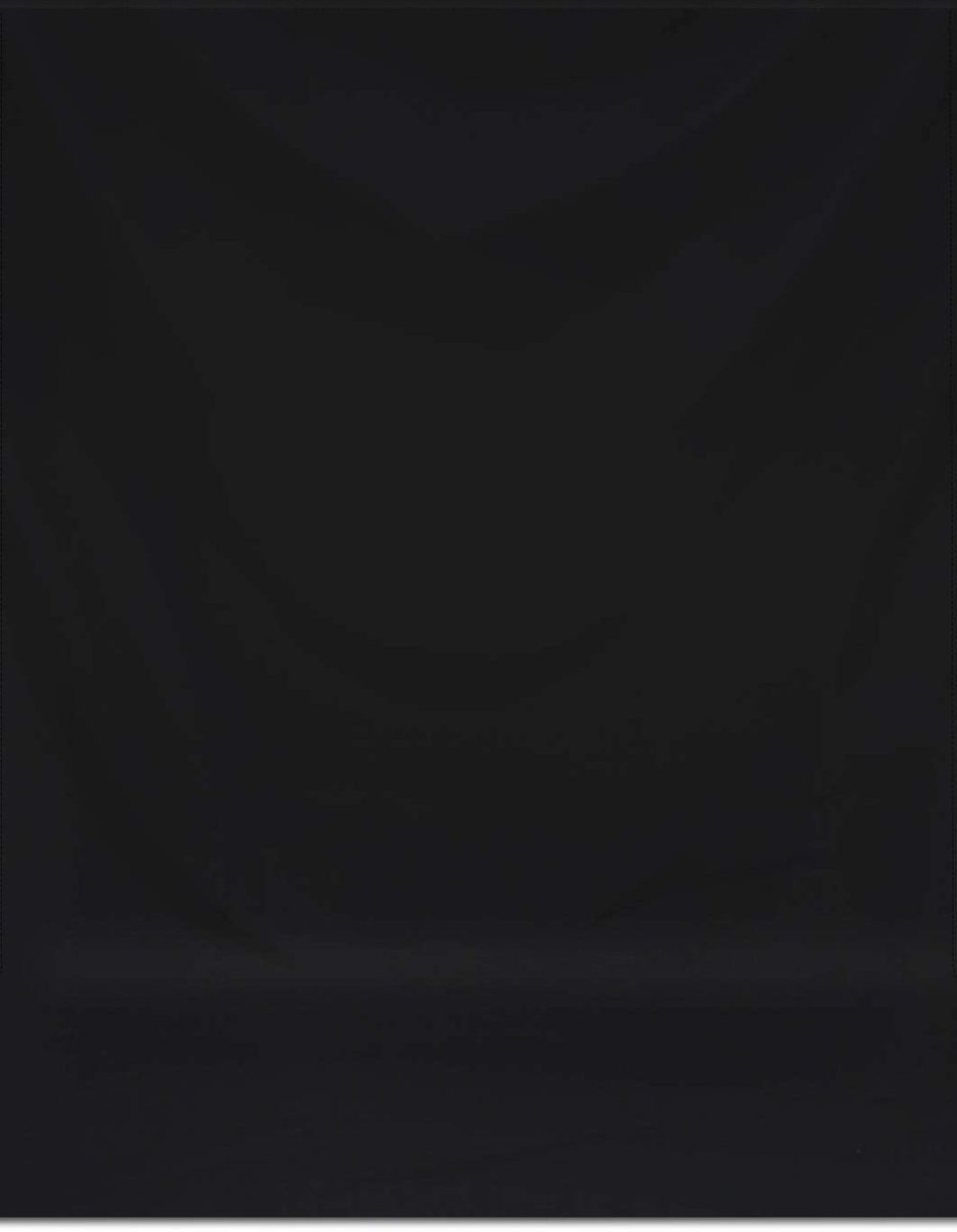 A solid black colored background texture with subtle gradient shading.