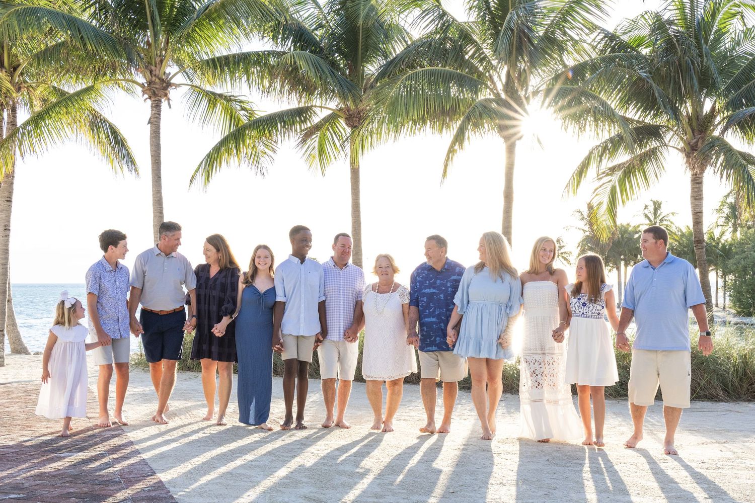 Florida Keys family photography, Large Group Photography