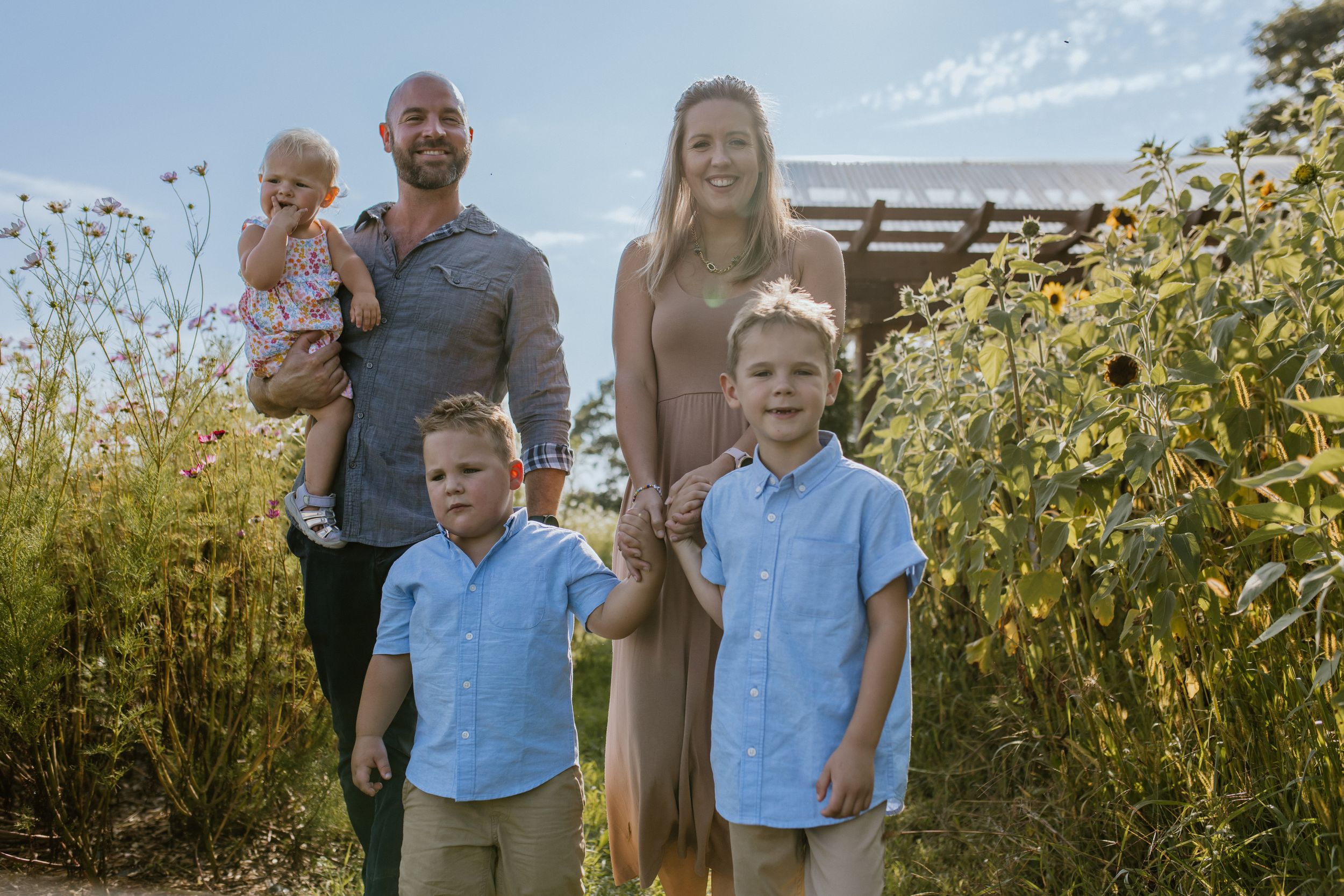 Greenhouse on Strawberry Lane, Family Session, Flower Garden, Annapolis Valley, Nova Scotia, Halifax Photographer, Mini Sessions