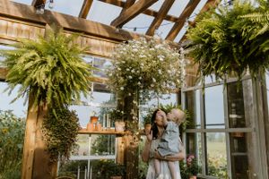 Greenhouse on Strawberry Lane, Family Session, Flower Garden, Annapolis Valley, Nova Scotia, Halifax Photographer, Mini Sessions
