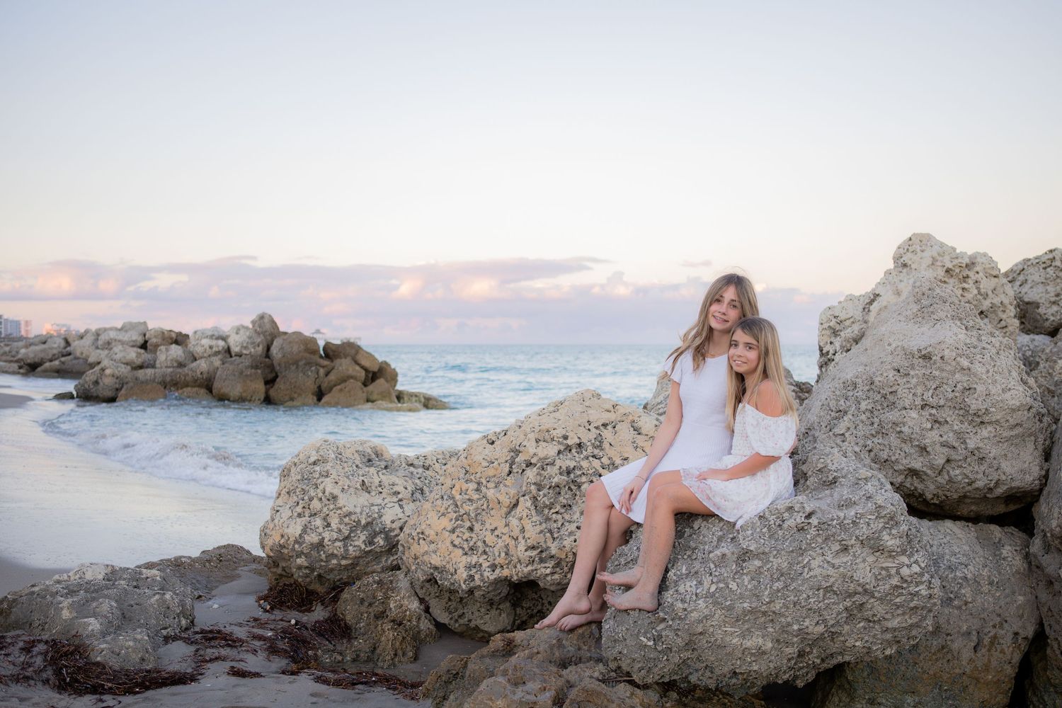fun family photoshoot at Deerfield Beach fl, taken by wanderlust studios