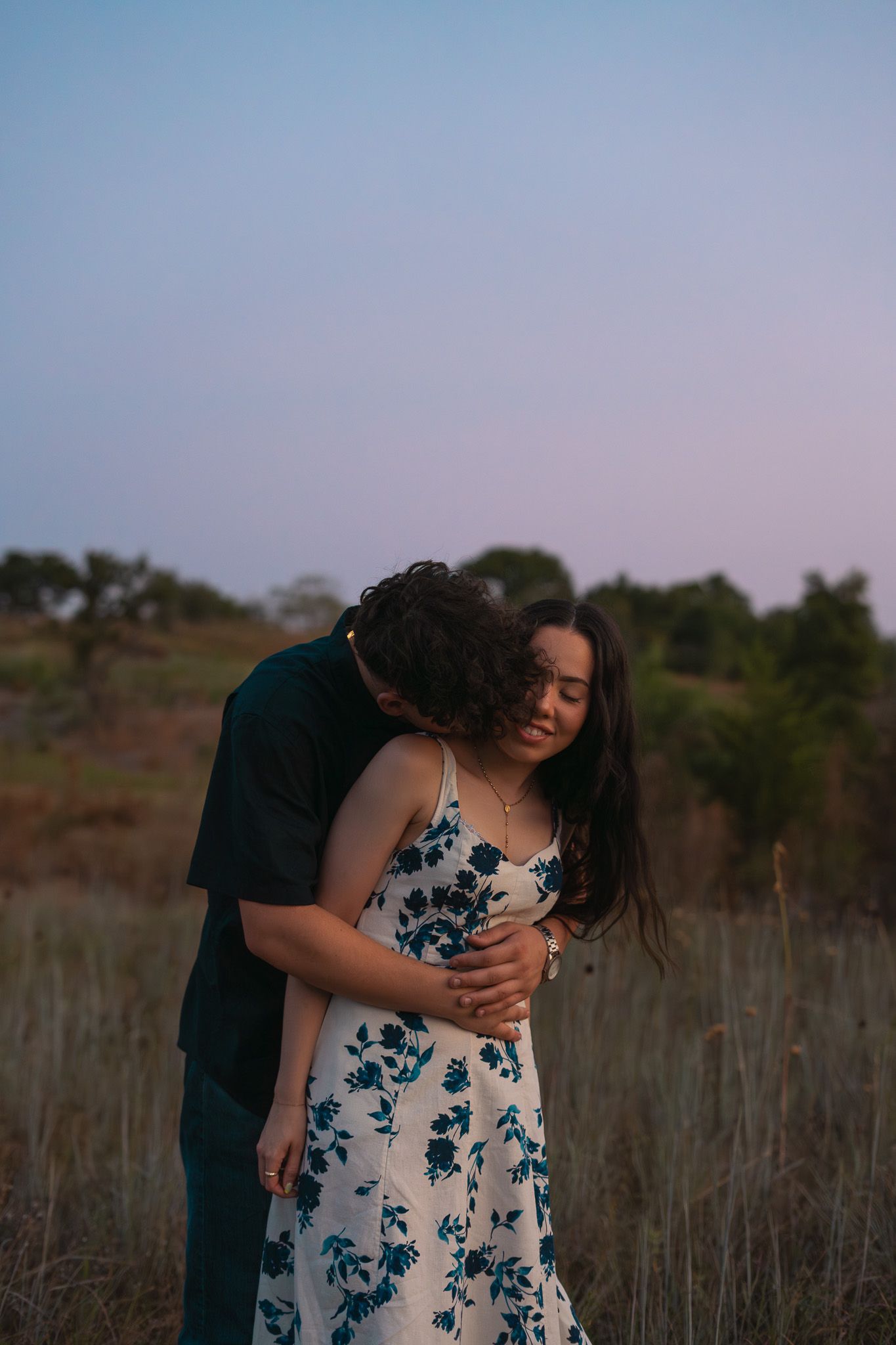 Alyssa S. Creative dreamy sunset couples session. Fort Worth, Texas.
