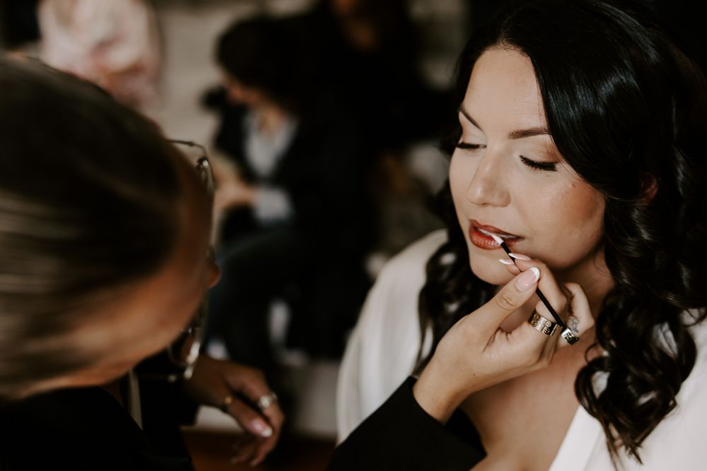 brides lipstick