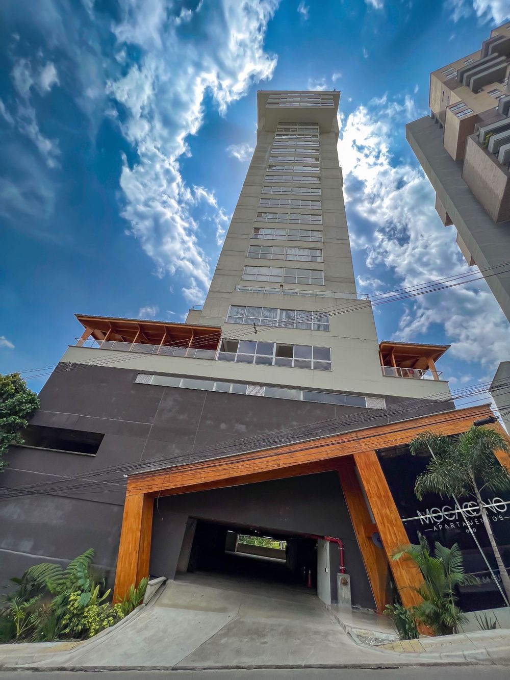 Exterior of stunning Medellin Airbnb, professionally captured by Andrew Shainker for high-quality property photography.