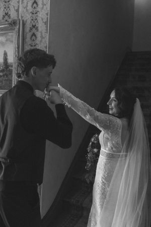 wedding at the renwick mansion davenport iowa