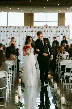 wedding at modern woodman park, davenport, iowa