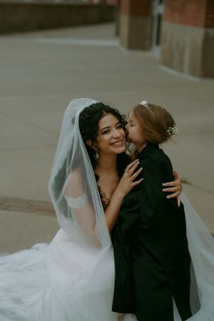 wedding at modern woodman park, davenport, iowa