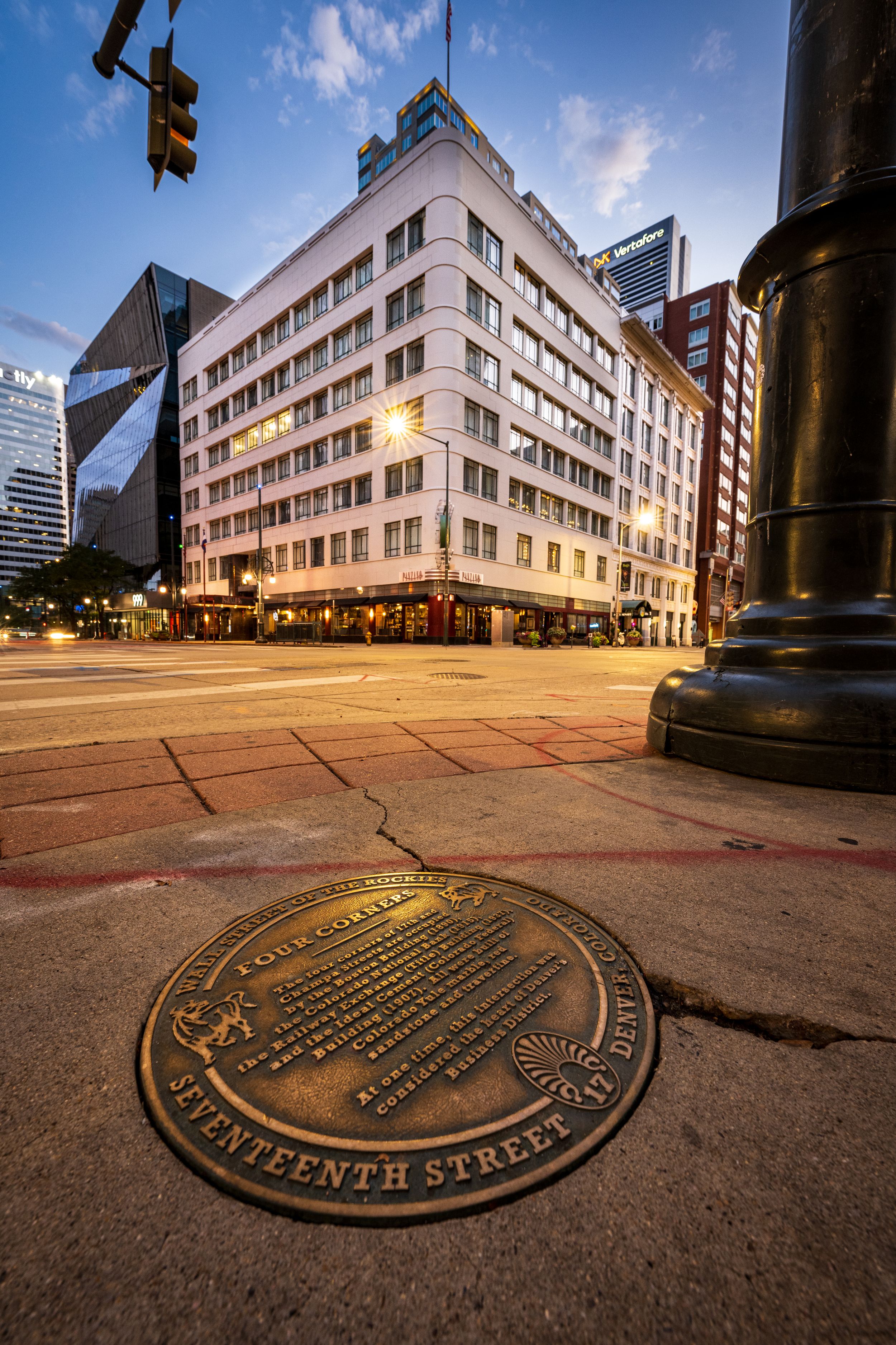 Arhictectural photo of Kimpton Hotel Monaco Denver by Hospitality, Travel & Tourism photographer Captain Colorado Photography.