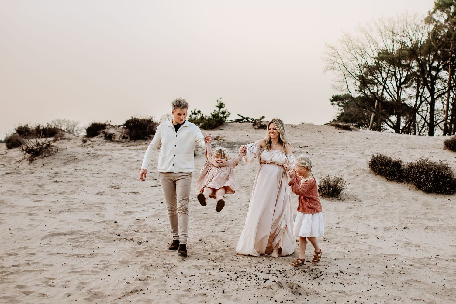 fotoshoot zwangerschap Laren heide