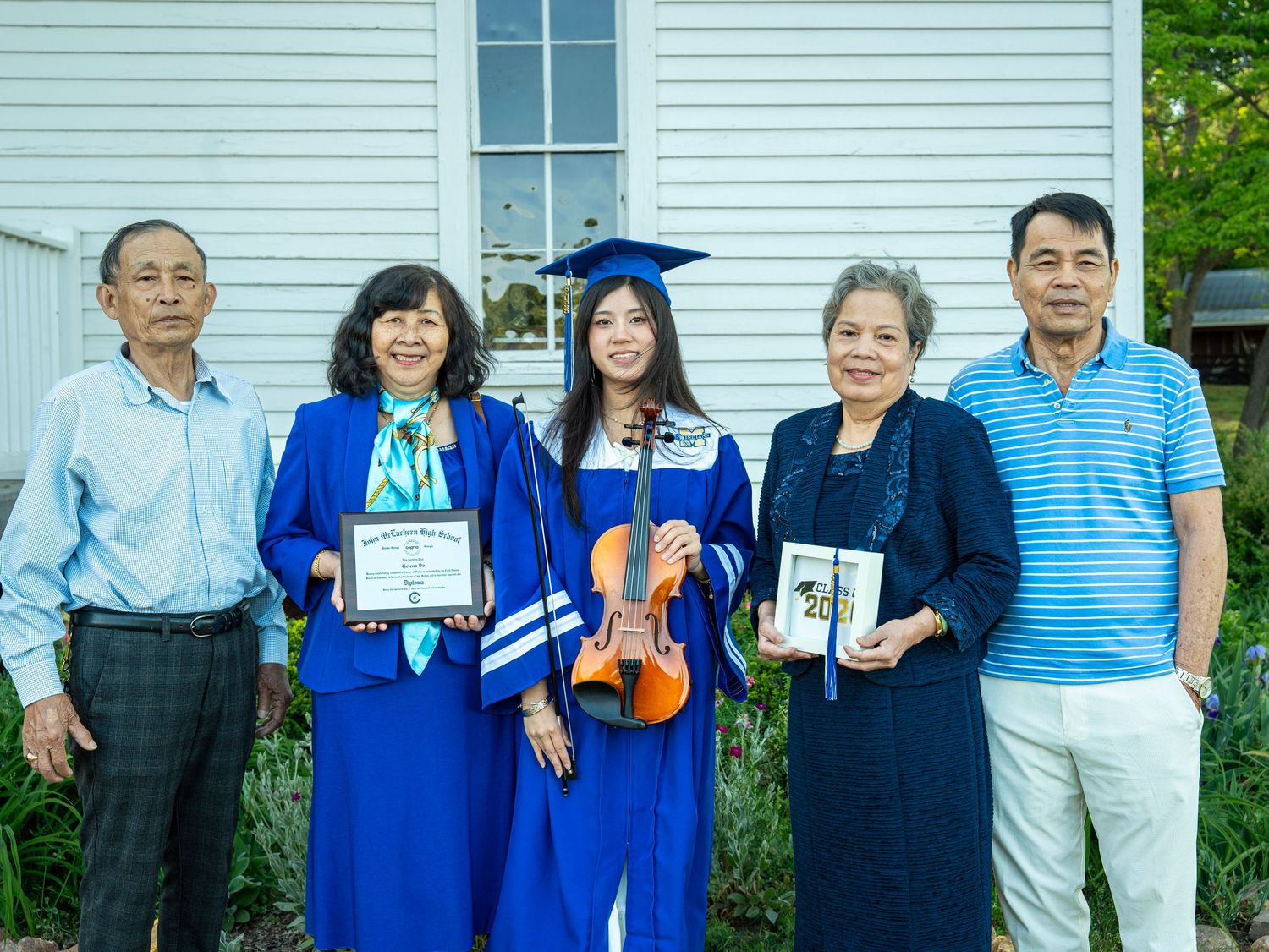 Family Graduation Portrait