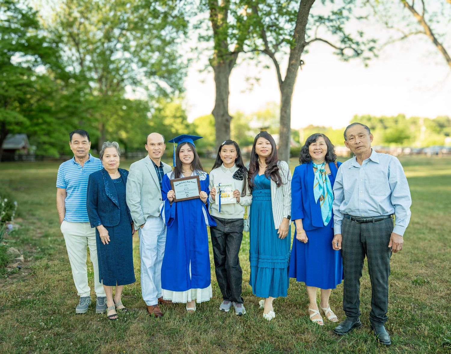 Family Graduation Portrait