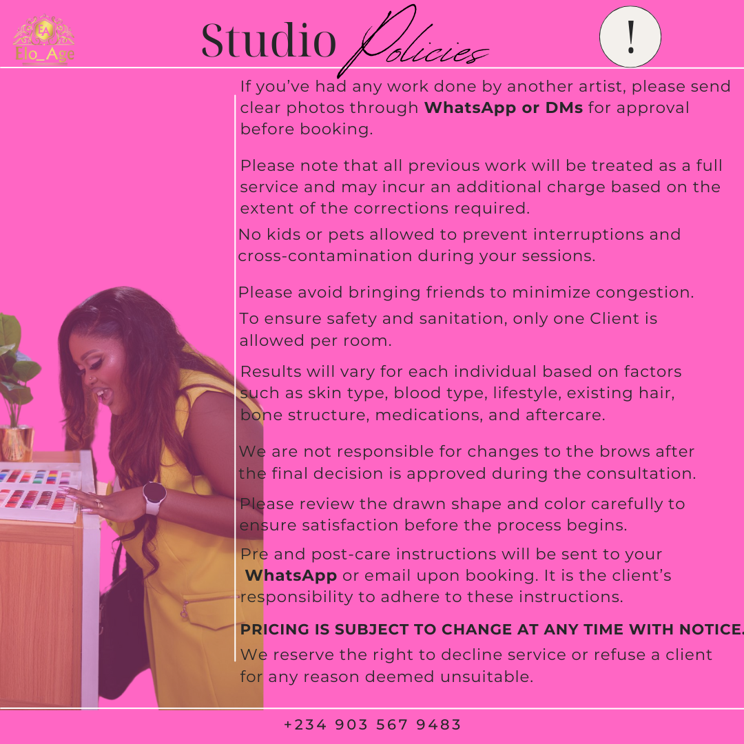 Studio policies

Best studio in Warri