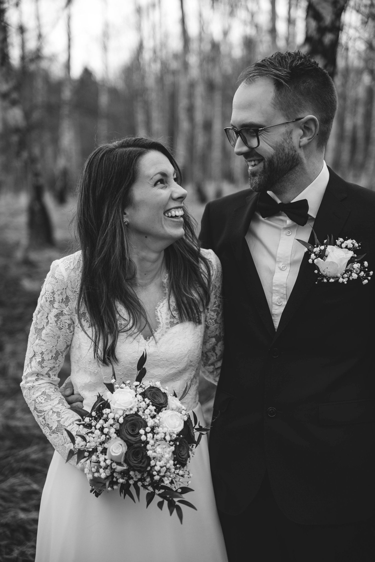 brudpar porträttfotograf mjölby