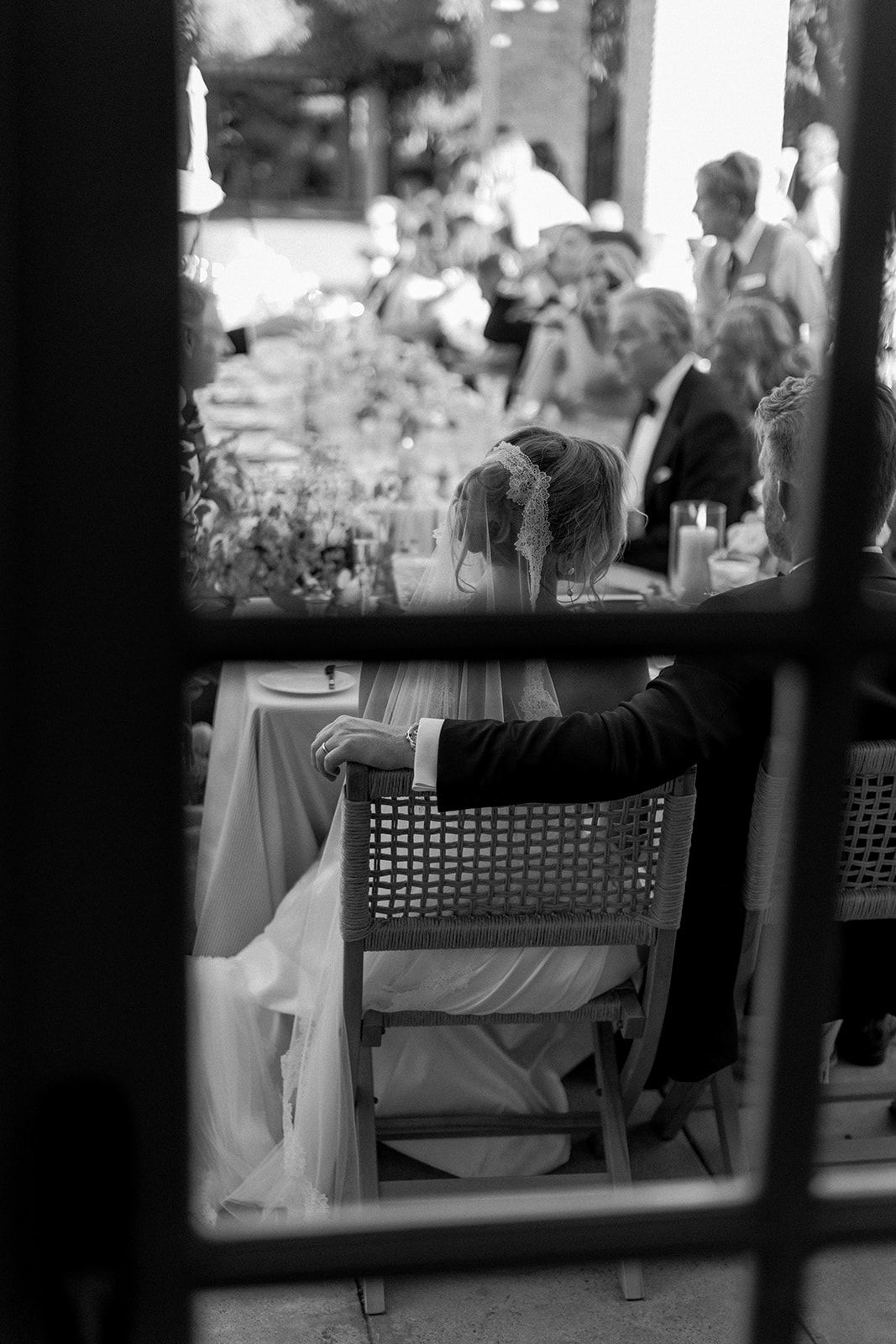 Bride and groom guest candids during their reception at Bernardus odge.