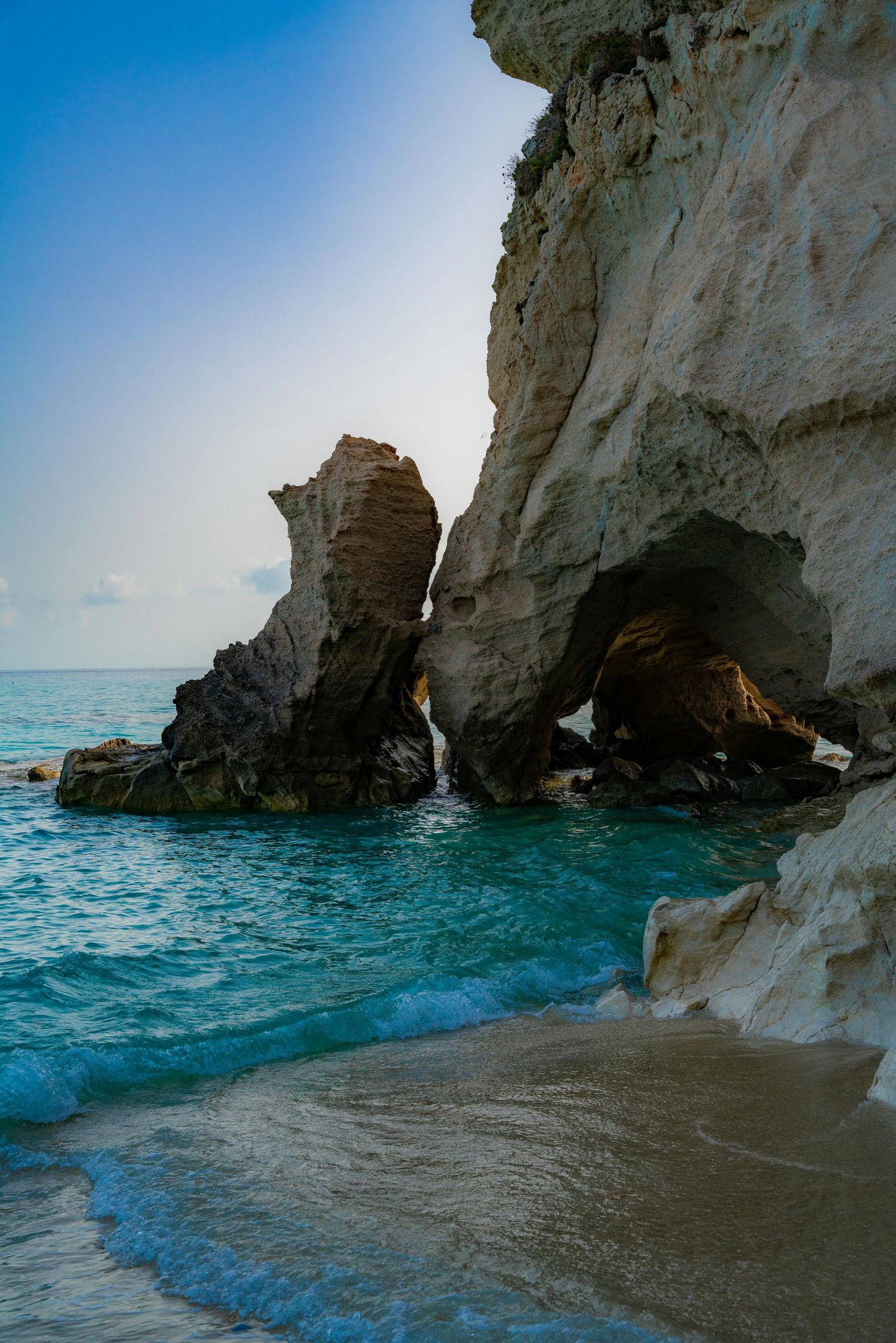 Mediterranean light and sea details in Pizzo Calabro, Calabria