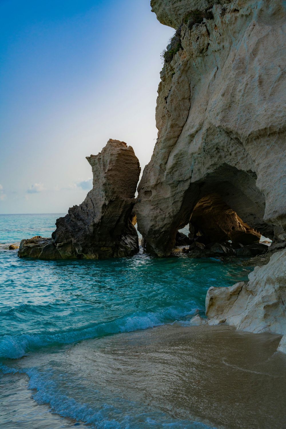 Mediterranean light and sea details in Pizzo Calabro, Calabria