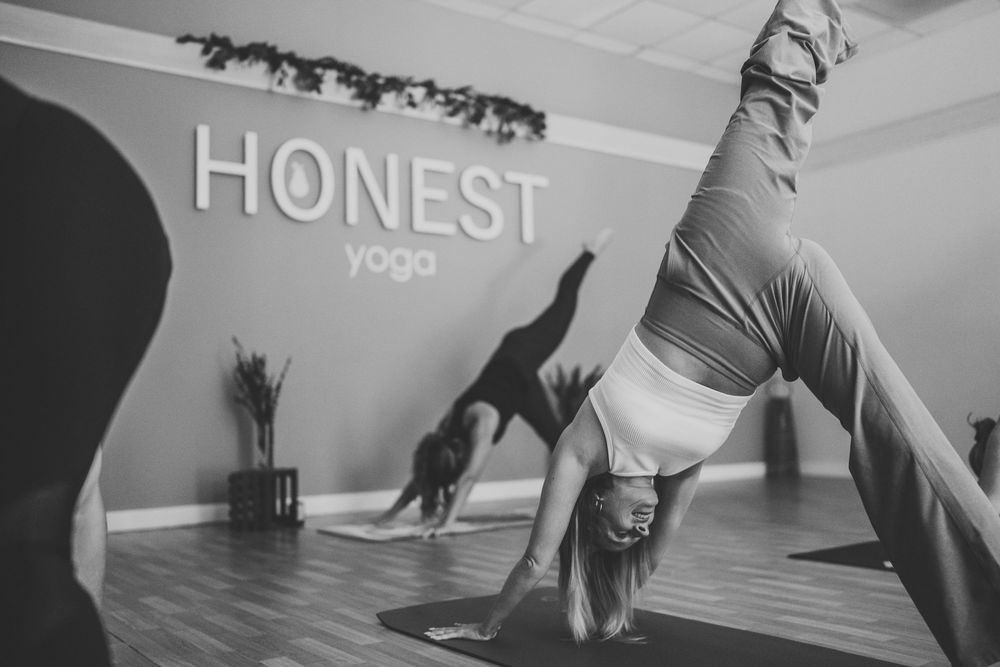 Branding photography session at Honest Yoga Plymouth MN