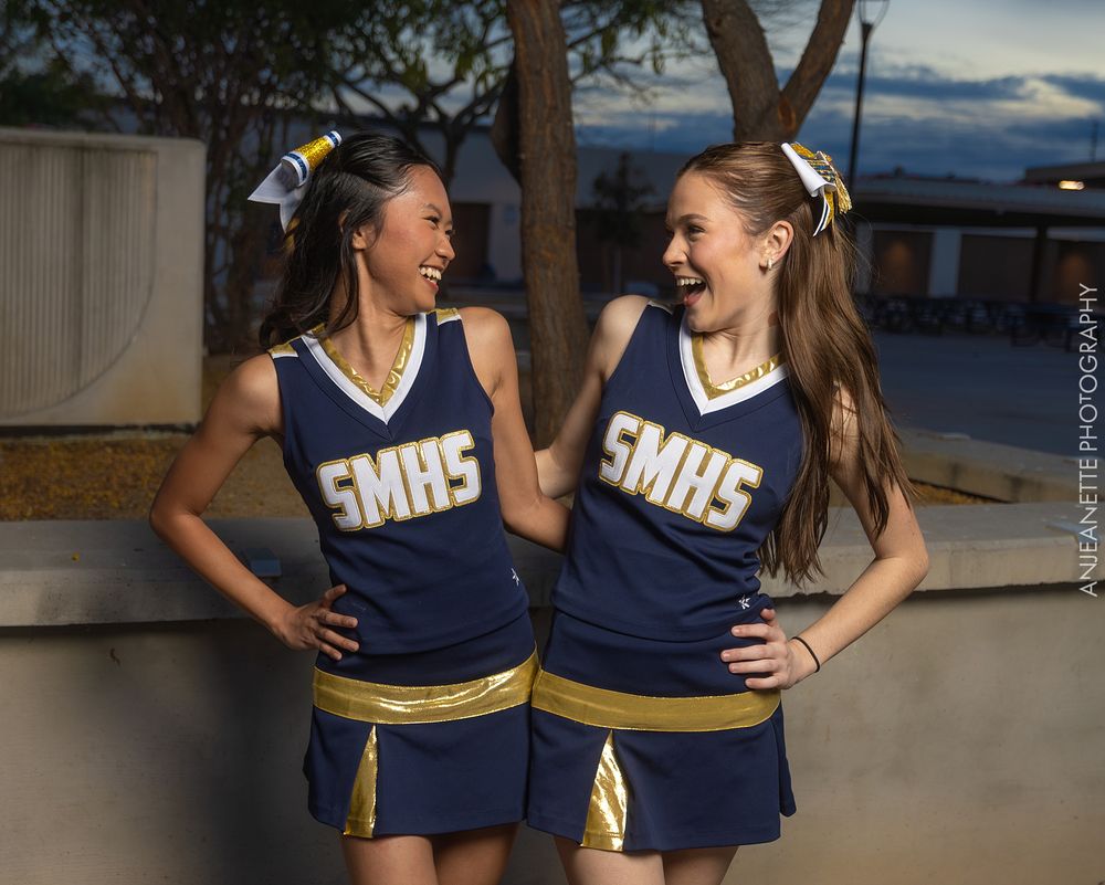 Phoenix Arizona Team Sports Banner Pictures by Anjeanette Photography Graduation High School Seniors Paradise Valley AZ