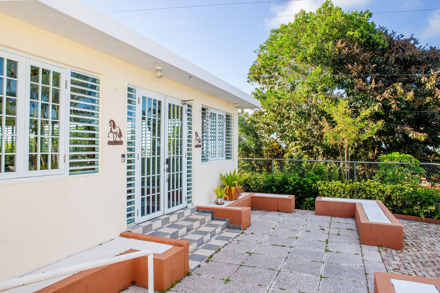 Real estate photo for a short-term rental in Aguas Buenas, Puerto Rico. Building exterior.