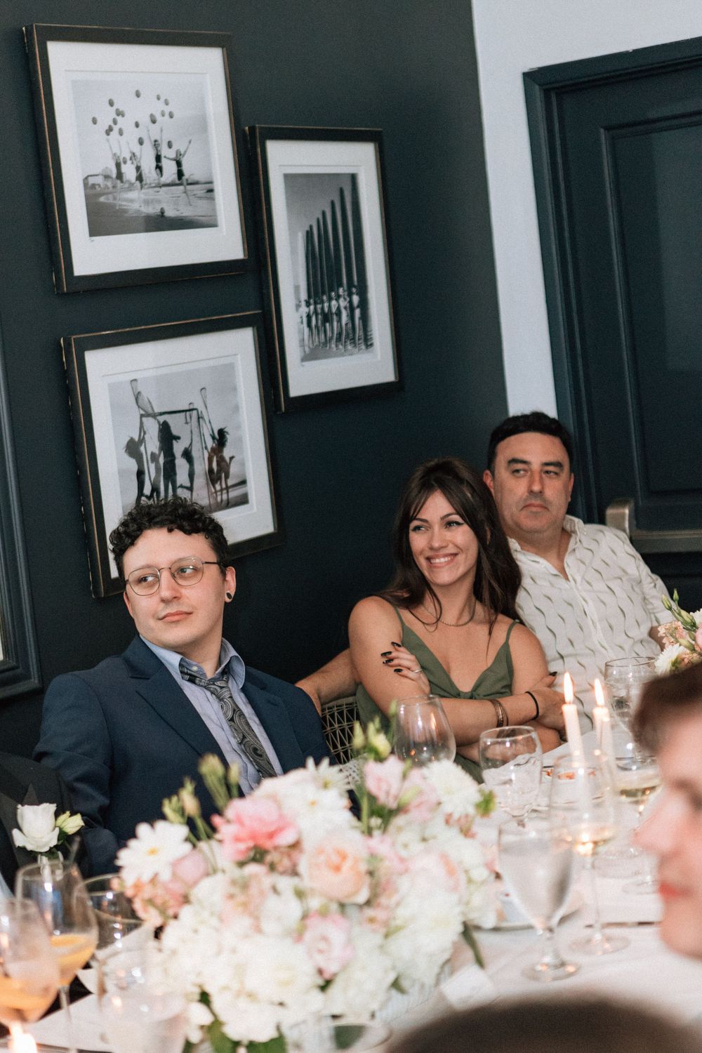 The Sunset Restaurant Malibu wedding highlights including the cake cutting and toasts on film.