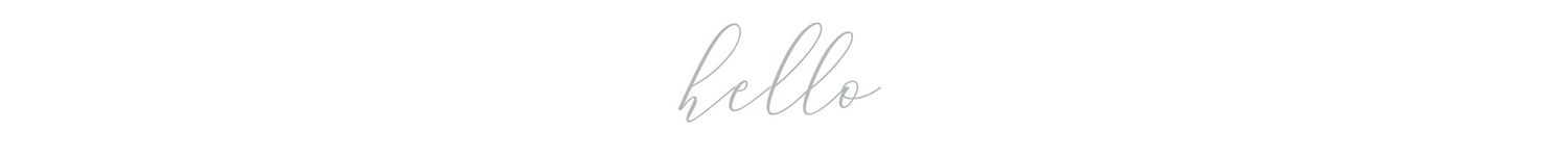 Elegant handwritten cursive word 'hello' in light gray script on a white background.