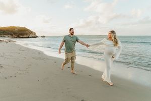 Maternity beach couple motherhood  photographer Point Peron Perth Rockingham, newborn cinematic, storytelling true colour premium family
