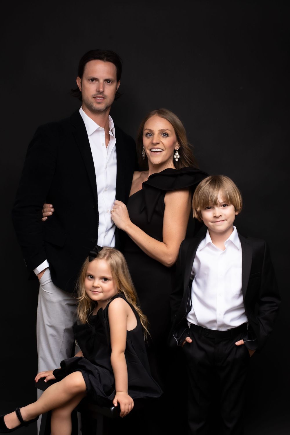 Modern studio photography for married couple in Nashville Tennessee