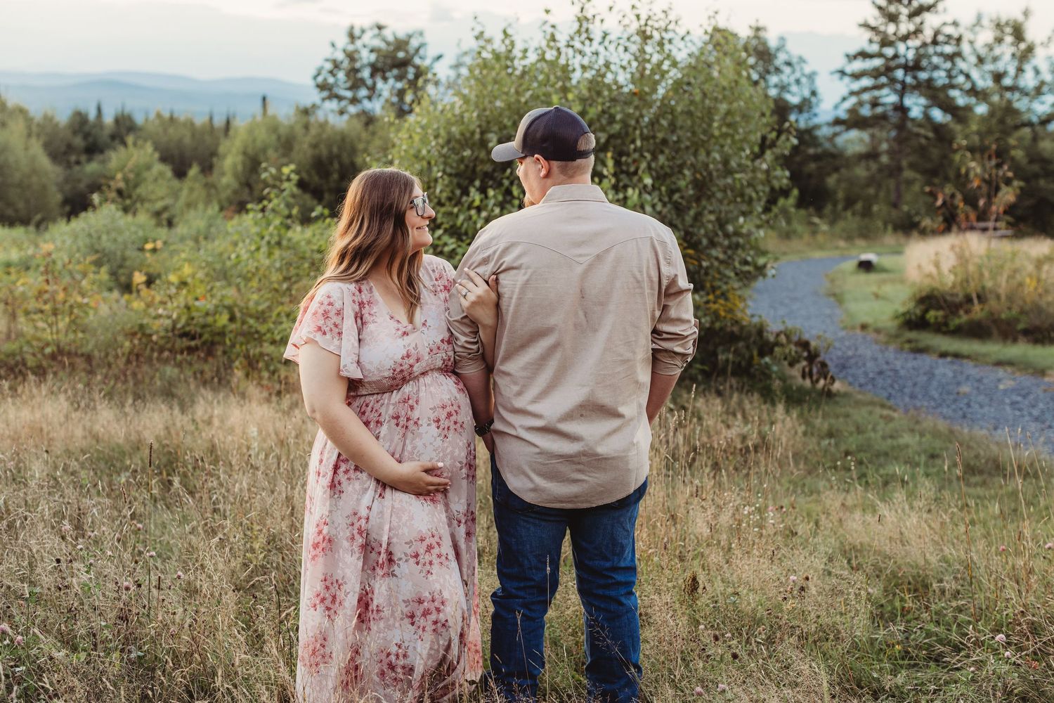 Professional Maine maternity photograph