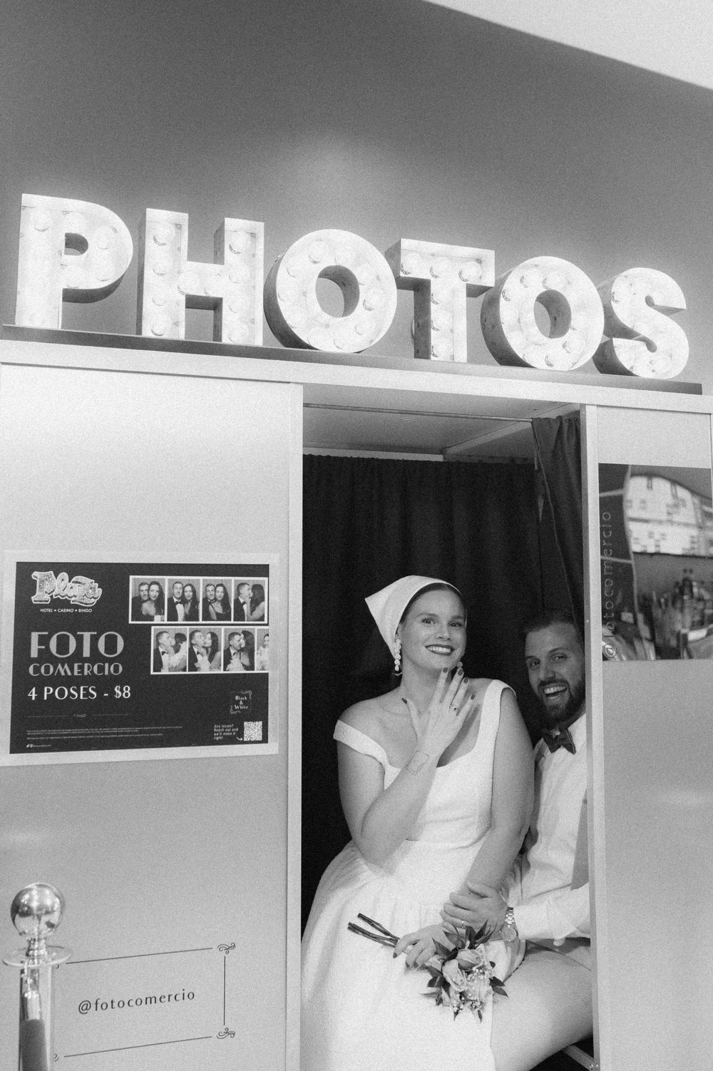 Vintage Vegas elopement photographer and super 8 videographer