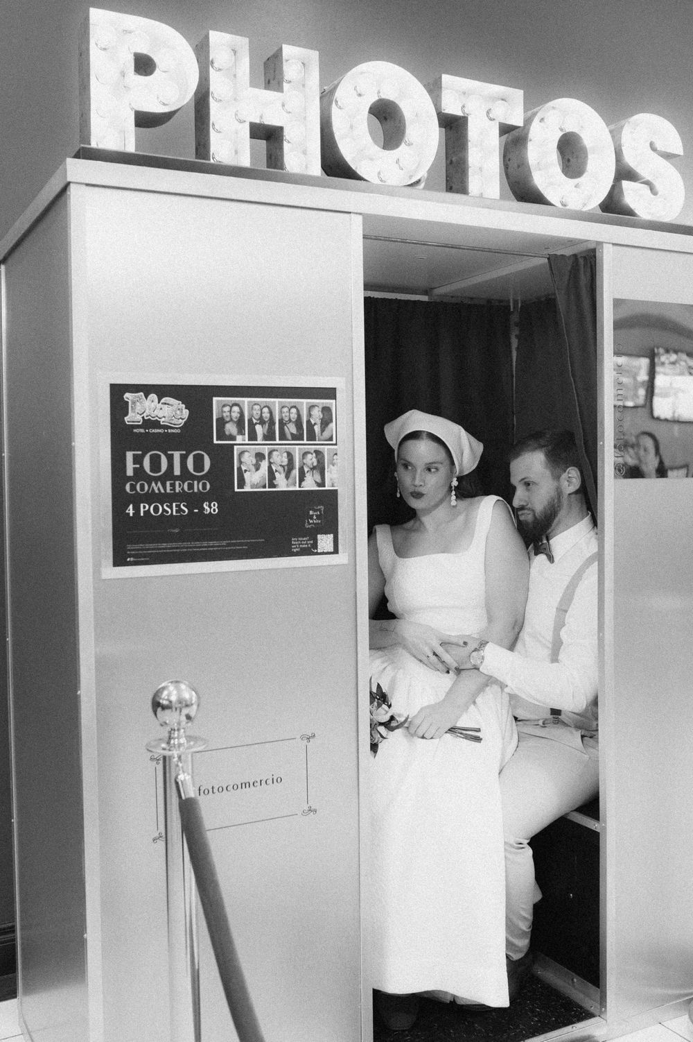 Vintage Vegas elopement photographer and super 8 videographer