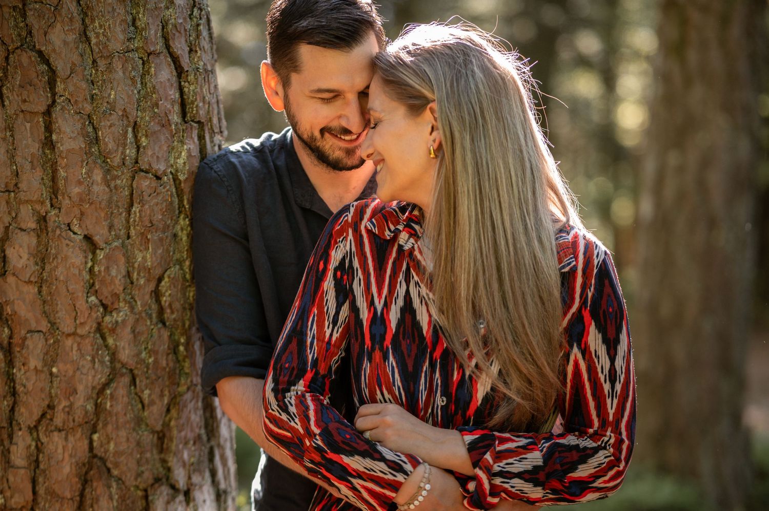 Séance photo d'engagement au Mont Saint Odile près d'Obernai