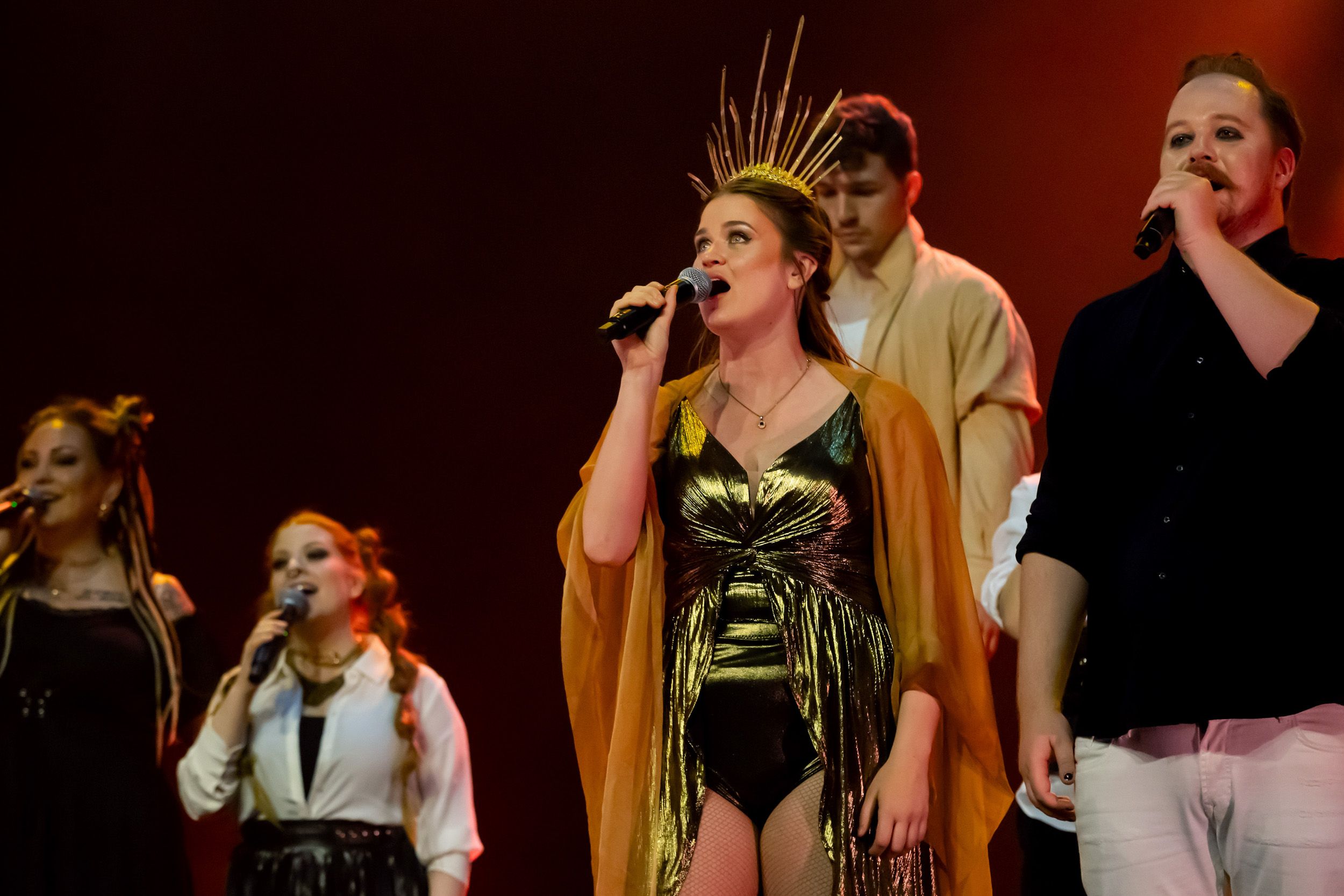 Jesus Christ Superstar av Tocca Entertainment I Linköping Konsert och Kongress. Hanna Thelander som soulgirl.