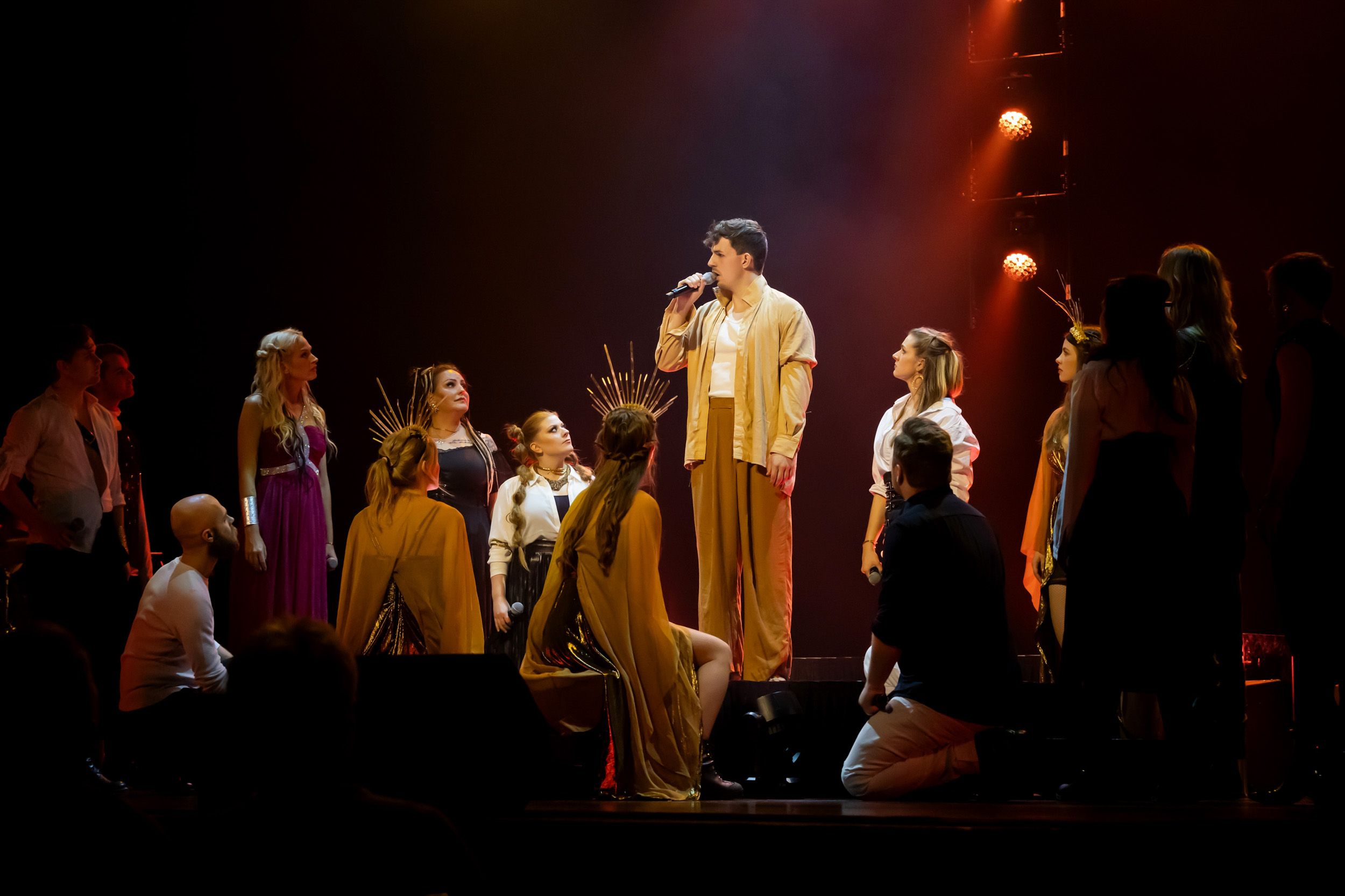 Jesus Christ Superstar av Tocca Entertainment I Linköping Konsert och Kongress. Martin Stokke Mathiesson som Jesus.