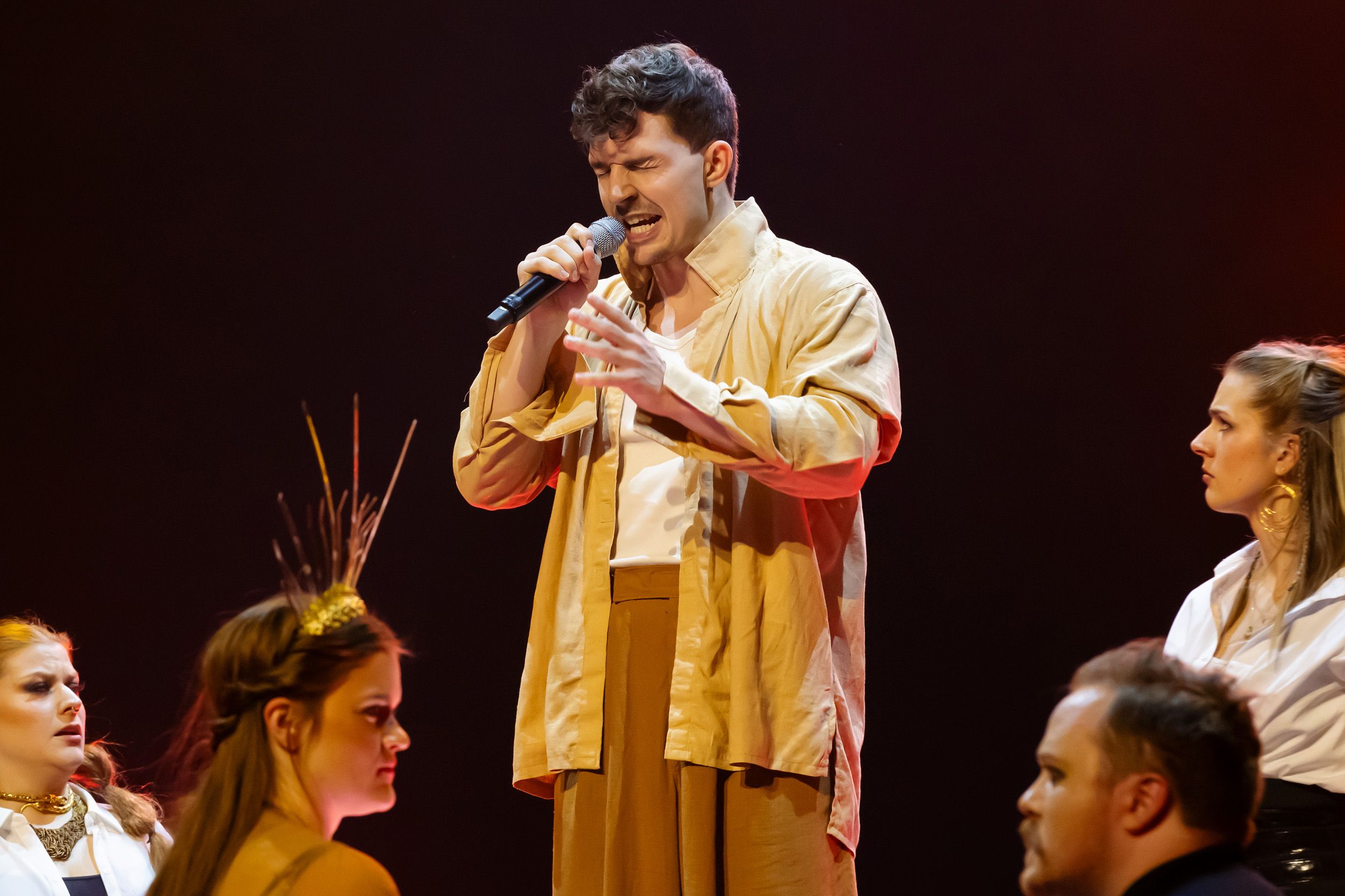 Jesus Christ Superstar av Tocca Entertainment I Linköping Konsert och Kongress. Martin Stokke Mathiesson som Jesus.