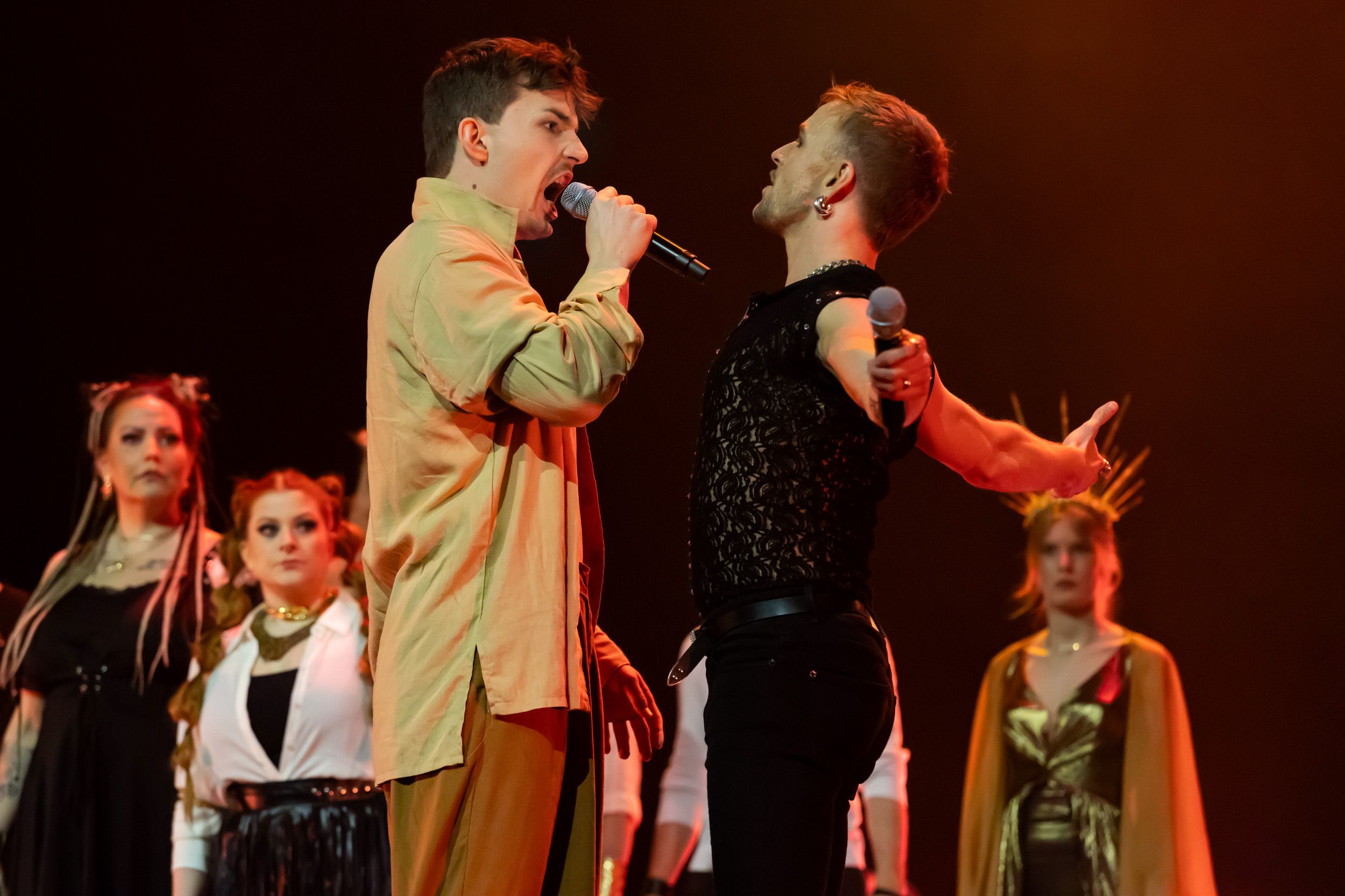 Jesus Christ Superstar av Tocca Entertainment I Linköping Konsert och Kongress. Martin Stokke Mathiesson som Jesus och Petter Snive Judas.