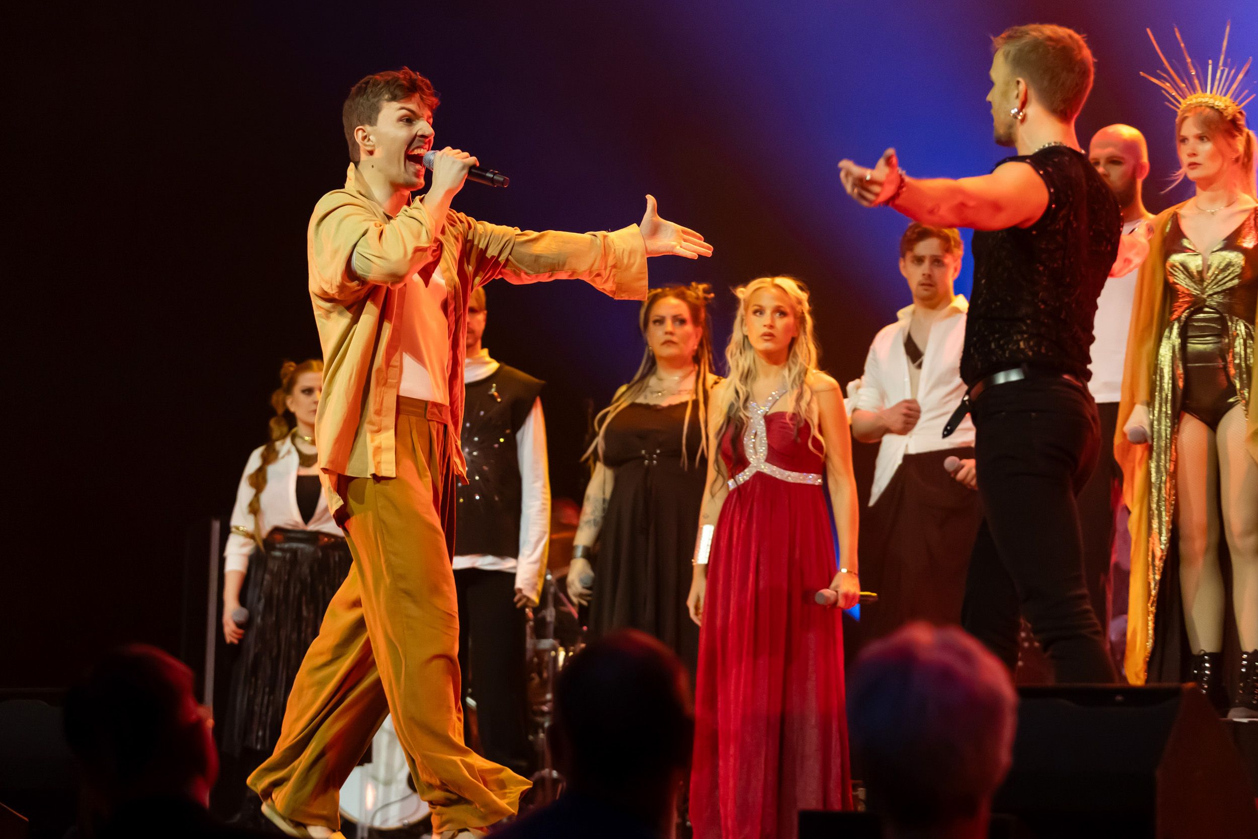 Jesus Christ Superstar av Tocca Entertainment I Linköping Konsert och Kongress. Martin Stokke Mathiesson som Jesus. Gethsemane.