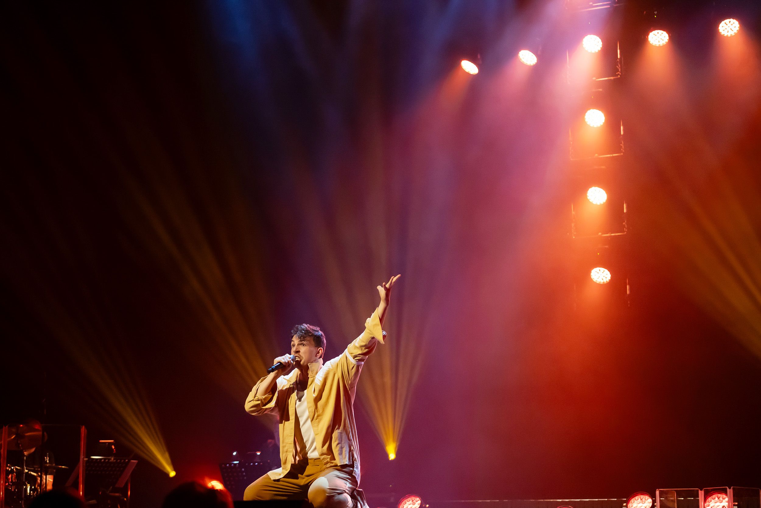 Jesus Christ Superstar av Tocca Entertainment I Linköping Konsert och Kongress. Martin Stokke Mathiesson som Jesus. Gethsemane.